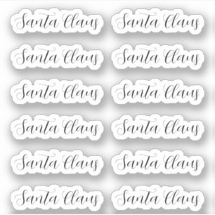 Sticker abigaile Kiss-Cut Santa Claus