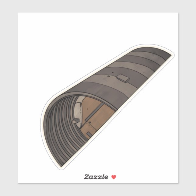 Sticker Abris trempé pour aéronefs (Feuille)