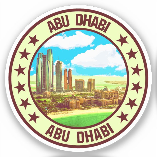 Sticker Abu Dhabi (Recto)