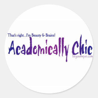 Sticker ACADEMICALEMENT CHIC par beYOUnique