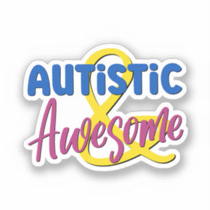 Sticker Acceptation de la Neurodiversité autistique et gén