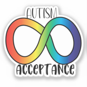 Sticker Acceptation de la Sensibilisation sur l'autisme de