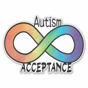 Sticker Acceptation de la Sensibilisation sur l'autisme de
