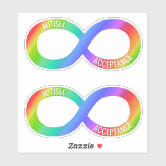 Sticker Acceptation de l'autisme Neurodiversity Vinyl Stic