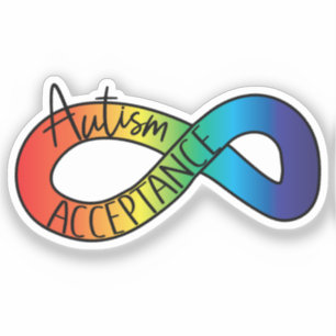 Sticker Acceptation de l'autisme Sensibilisation à la neur