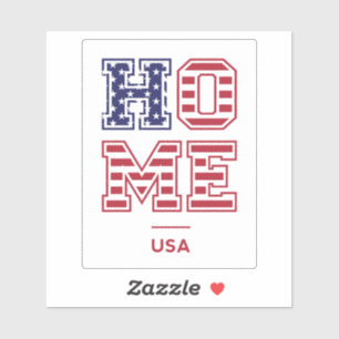 STICKER ACCUEIL ÉTATS-UNIS