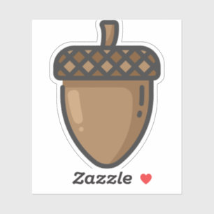 Sticker acorn