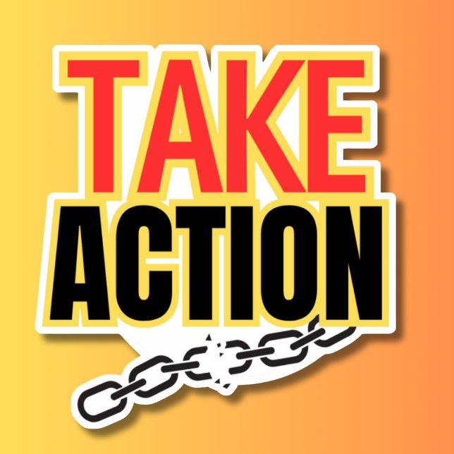 Sticker Action étanche (Créateur téléchargé)