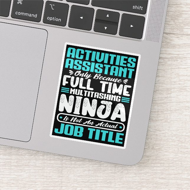 Sticker Activités Assistant Titre du travail Compétences p (Détail)