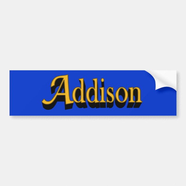Sticker Addison Bumper (Devant)