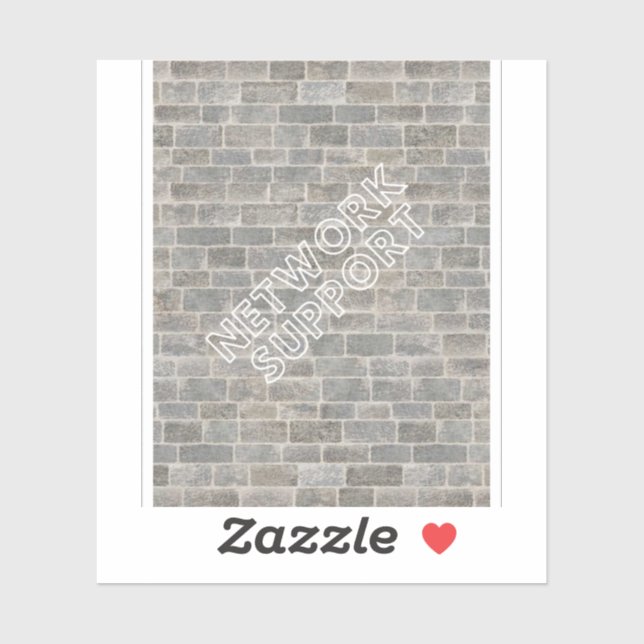 Sticker Adesivo Network Support (Feuille)