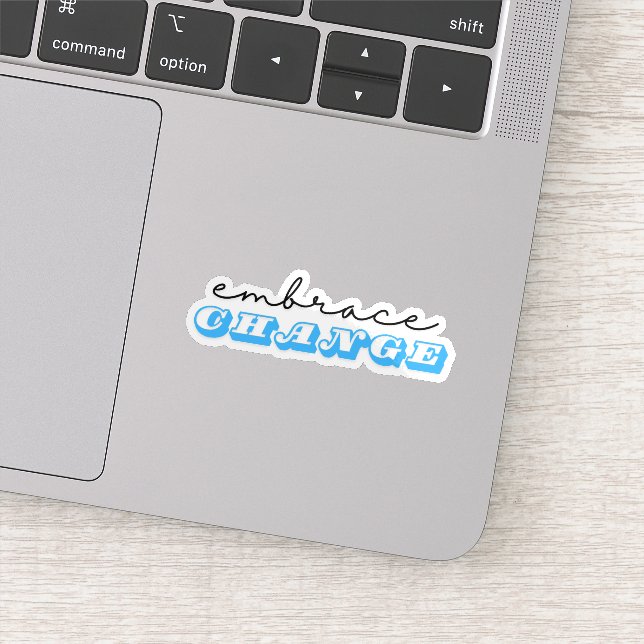 Sticker Adopter le changement (Détail)