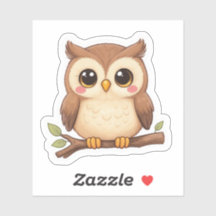 Adorable Kawaii Chibi Owl