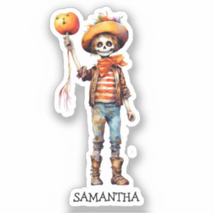 Sticker Adorable Kid Zombie - Jolie Halloween (3)