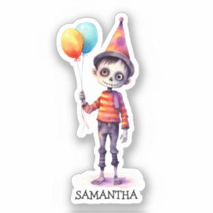 Sticker Adorable Kid Zombie - Jolie Halloween (4)