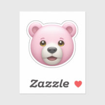 Adorable Ours Rose Emoji