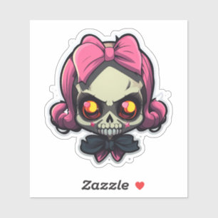 Sticker Adorable Skull