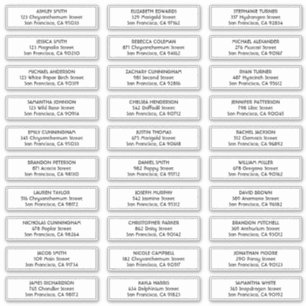 Sticker Adresse du Mariage d'images simple