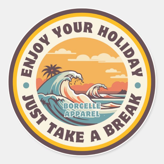 Sticker Adventure Await (Devant)