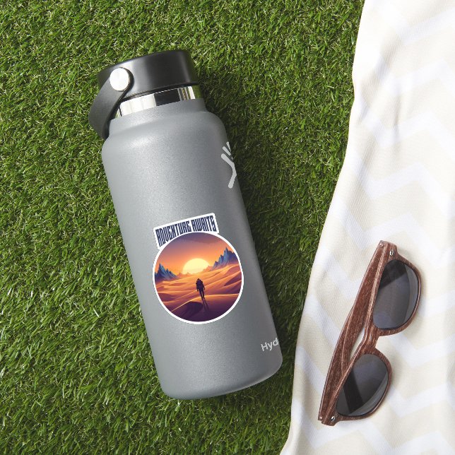 Sticker Adventure Desert Tee — Chasing Dunes & Desert Sky (HydroFlask Insitu)