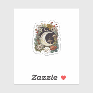 Sticker Aesthetic Goblincore et Cottagecore Champignon Dou