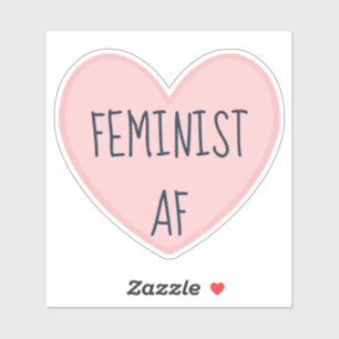 Sticker "AF féministe"