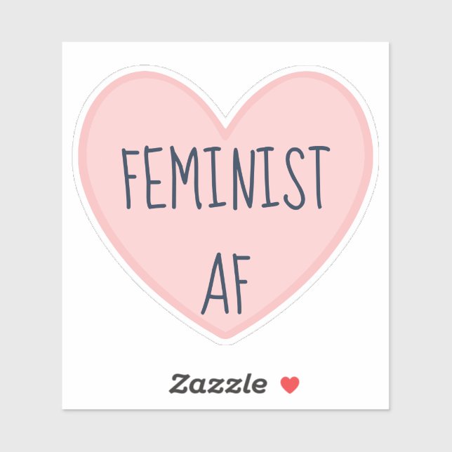 Sticker "AF féministe" (Feuille)