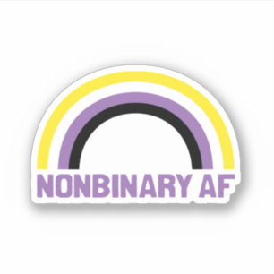 Sticker AF non binaire