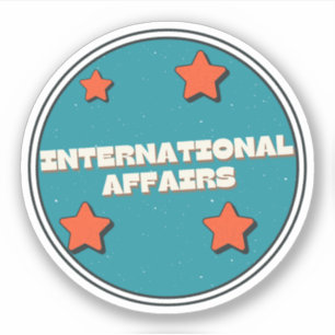 Sticker Affaires internationales