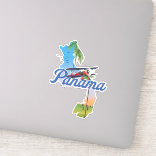 Sticker Affiche de voyage à Panama