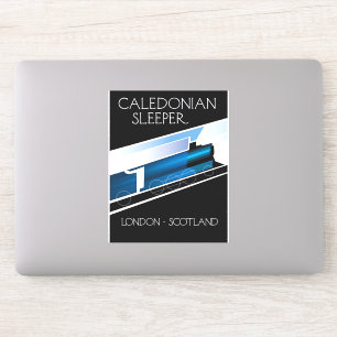 Sticker Affiche de voyage Caledonian Sleeper Londres Ecoss