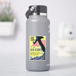 Sticker Affiche de voyage Promotion Sea Cliff, Long Island