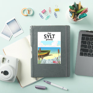 Sticker Affiche de voyage Sylt Allemagne