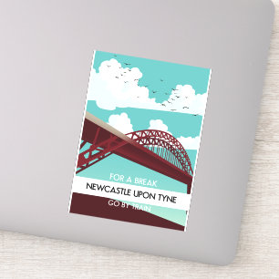 Sticker Affiche du pont de Newcastle upon Tyne.
