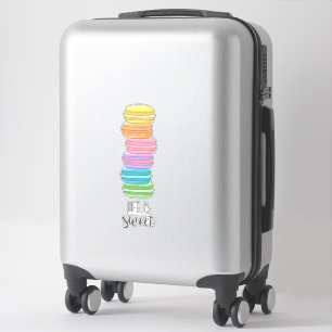 Sticker Affirmation de vie Motivational Sweet Macarons