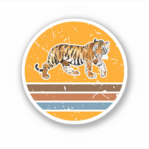 Sticker African Safari Amoureux des animaux Gift Tiger. Pa