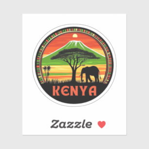 Sticker Afrique du Kenya