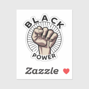 Sticker Afrocentrique Black Power