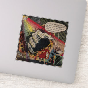 Sticker Age d'or vintage d'horreur bandes dessinées, effra