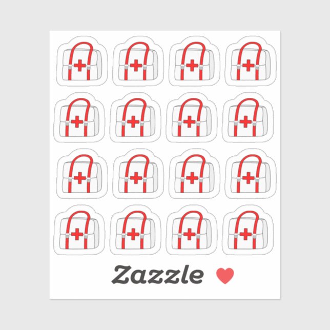 Sticker Agenda de rappel de rendez-vous de médecin pour sa (Feuille)