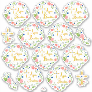 Sticker Agua Bendita