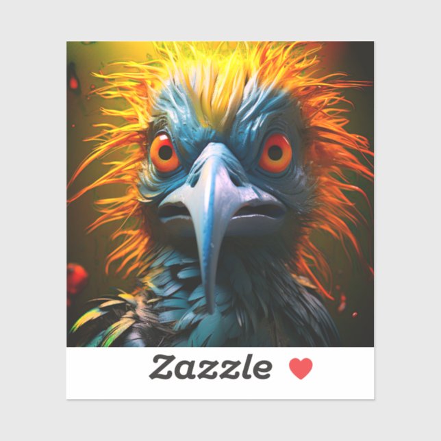 Sticker Ai Artsy Bird (Feuille)