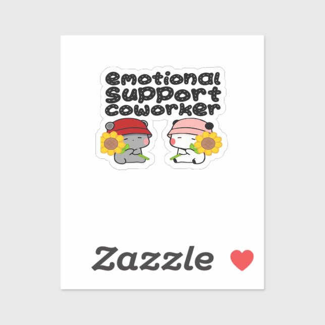 Sticker Aide émotionnelle Coworker Classic (Feuille)