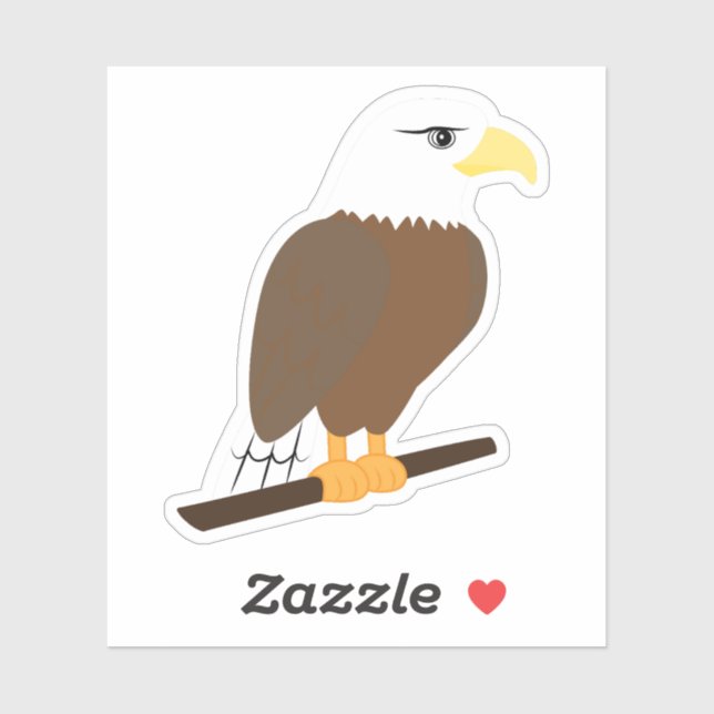 Sticker Aigle (Feuille)