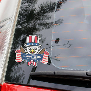 Sticker Aigle Américain Patriotique Joyux 250e Anniversair
