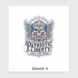 Sticker Aigle Tactique Patriotique Crâne Inspiré Militaire