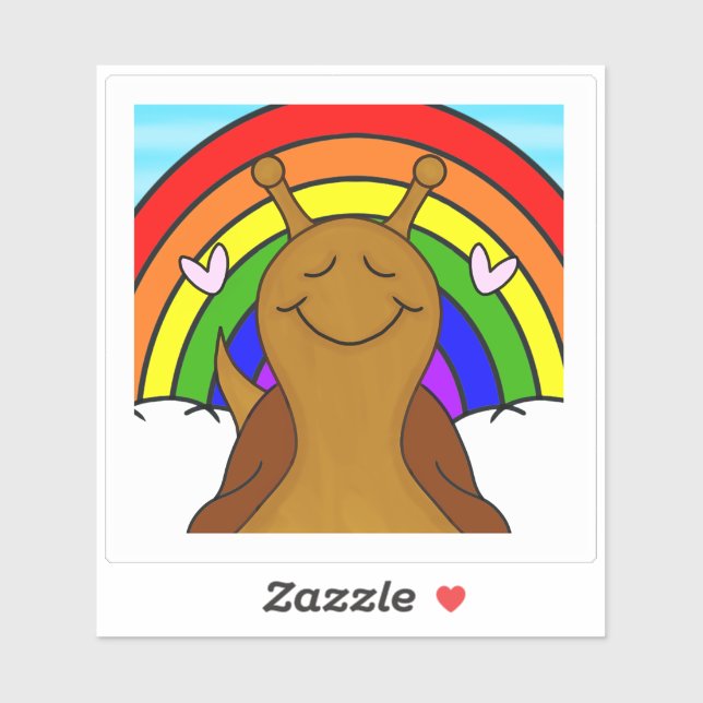 Sticker Aiguille Cute Avec Arc En Ciel | Vinyle (Feuille)