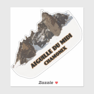Sticker Aiguille du Midi, Mont Blanc