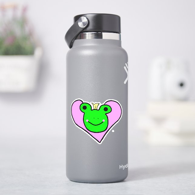 Sticker Aimer la grenouille (HydroFlask)