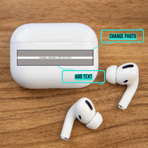 Sticker Airpods Pro Coque - Peau décorative - Acier